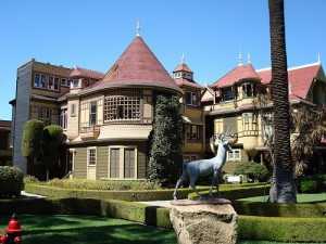 Exterior shot of the Winchester Mystery House